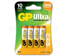 Батарея GP Ultra Alkaline 15AU LR6 AA (4шт)