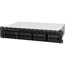 Сетевое хранилище Synology Rack 2U, QC2.2GHzCPU/4GbDDR4(upto32)/RAID0,1,5,6,10/upto 8 hot plug HDDs SATA(3,5or2,5)(upto 12 with RX418)/2xUSB3.2/1eSATA/iSCSI/4xGbE(+1Expslot)/2xIPcam(upto 40)/2xPS/norail