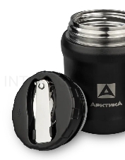Термос для еды Арктика 311-500 0.5л. черный картонная коробка (311-500/BLACK)