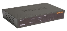 Сетевое оборудование D-Link DES-1008P/C1A Коммутатор 8 портовый 10/100, 4 порта c поддержкой PoE 802.3af