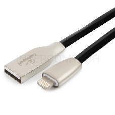 Кабель Cablexpert для Apple CC-G-APUSB01Bk-0.5M, AM/Lightning, серия Gold, длина 0.5м, черный, блистер