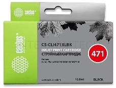 Картридж струйный Cactus CS-CLI471XLBK фото черный для Canon MG5740/MG6840/MG7740