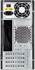 Корпус с блоком питания 450Вт. Case Foxline FL-702, mATX, 1x5.25EXT, 1x3.5EXT, 2x3.5INT, 2xUSB2.0, HDA, w/o FAN, w/450W ATX PSU, w/1.2m EU pwr cord