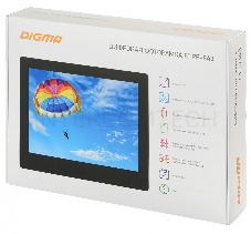 Фоторамка Digma 8 PF-843 1024x768 черный пластик ПДУ Видео