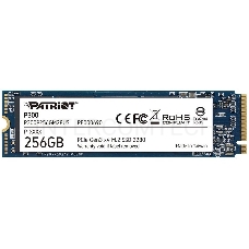 Накопитель SSD Patriot P300 256GB, M.2 2280, P300P256GM28, PCIe 3x4, NVMe, 1700/1100, RET