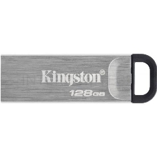 Флеш Диск Kingston 128Gb DataTraveler KYSON <DTKN/128GB>, (USB 3.2, 200 МБ/с при чтении, 60 МБ/с при записи)