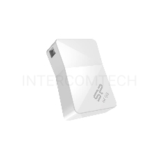 Флеш Диск Silicon Power 8Gb Touch T08 SP008GBUF2T08V1W USB2.0 белый