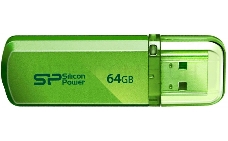 Флеш Диск Silicon Power 64Gb Helios 101 SP064GBUF2101V1N USB2.0 зеленый