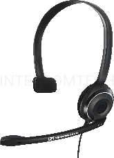 Гарнитура Sennheiser PC 7 USB моно накладная закрытая 42-17000Гц 2м USB 95дБ микрофон 90-15000Гц