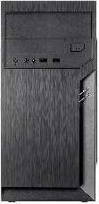Корпус с блоком питания 450Вт. Case Foxline FL-702, mATX, 1x5.25EXT, 1x3.5EXT, 2x3.5INT, 2xUSB2.0, HDA, w/o FAN, w/450W ATX PSU, w/1.2m EU pwr cord