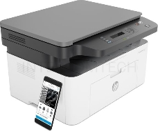 МФУ лазерное, HP Laser 135w (4ZB83A), (A4, принтер/сканер/копир, 1200dpi, 20ppm, 128Mb, WiFi, USB)