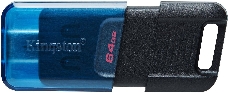 Флеш Диск Kingston 64Gb DataTraveler 80 M DT80M/64GB USB3.2 черный