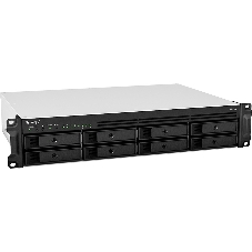 Сетевое хранилище Synology Rack 2U, QC2.2GHzCPU/4GbDDR4(upto32)/RAID0,1,5,6,10/upto 8 hot plug HDDs SATA(3,5or2,5)(upto 12 with RX418)/2xUSB3.2/1eSATA/iSCSI/4xGbE(+1Expslot)/2xIPcam(upto 40)/2xPS/norail