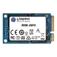 Жесткий диск SSD MSATA 256GB KC600 SKC600MS/256G KINGSTON