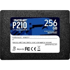 Накопитель SSD Patriot P210 256GB, SATA 2.5, P210S256G25, 500/400, RET