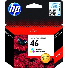 Картридж струйный HP 46 CZ638AE многоцветный для HP DJ Adv 2020hc/2520hc