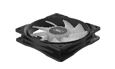 Вентилятор DEEPCOOL RF120B 120x120x25мм (96шт./кор, LED Blue подсветка, 1300об/мин) Retail
