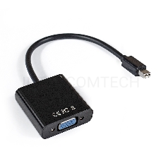 Кабель-переходник Exegate EX284923RUS  miniDisplayPort-VGA ExeGate EX-mDPM-VGAF-0.15 (mini20M/15F, 0,15м)