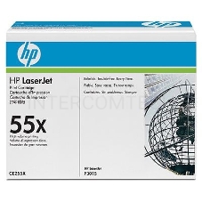 Тонер-картридж HP CE255X черный для LaserJet P3015/P3015d/P3015dn/P3015x 12500 стр.