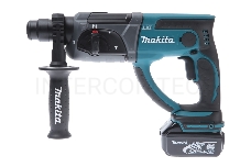 Перфоратор Makita DHR202RFE Перфоратор ак,SDS+,{18В,2х 3 Ач Li-ion,3реж,1.9Дж,0-4000у\м,3.5кг,чем,подсветка,совмест с 4 Ач Li-ion}