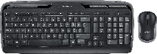 Клавиатура + мышь Logitech MK330 клав:черный мышь:черный USB беспроводная Multimedia