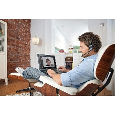 Гарнитура Sennheiser PC 7 USB моно накладная закрытая 42-17000Гц 2м USB 95дБ микрофон 90-15000Гц
