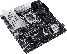 Материнская плата ASUS PRIME Z790M-PLUS D4, LGA1700, Z790, 4*DDR4, HDMI+DVI+DP, CrossFireX, SATA3 + RAID, Audio, Gb LAN, USB 3.2, USB 2.0, COM*1 header (w/o cable), mATX ; 90MB1D20-M0EAY0