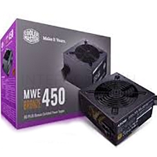 Блок питания Cooler Master MWE Bronze, 450W, ATX, 120mm, 6xSATA, 2xPCI-E(6+2), APFC, 80+ Bronze CLM-MPE-4501-ACAAB-EU