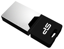 Флеш Диск Silicon Power 16Gb Mobile X20 USB2.0 серебристый