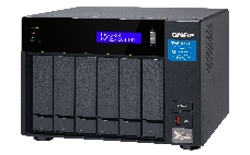 Сетевое хранилище без дисков SMB QNAP TVS-672XT-i3-8G 6-Bay NAS, Intel Core i3-8100T 4-core 3.1 GHz Processor, 8GB DDR4 RAM (max 32GB RAM), 6x 2.5/3.5 SATA HDD/SSD + 2x M.2 PCIe  SSD slot, 2xGbE LAN, 1 x 10GBase-T, 2 x Thunderbolt 3 port