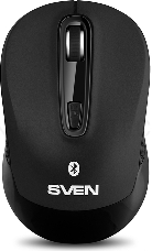 Беспроводная мышь SVEN RX-575SW чёрная (бесш. кл., Bluetooth, 2,4 GHz, 3+1кл. 800-1600DPI, блист.) Беспроводная мышь SVEN RX-575SW чёрная (бесш. кл., Bluetooth, 2,4 GHz, 3+1кл. 800-1600DPI, блист.)