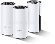 Бесшовный Mesh роутер TP-Link Deco P9 (3-Pack) AC1200 10/100/1000BASE-TX белый