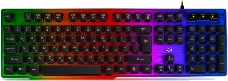 Игровая клавиатура прозрачная SVEN KB-G8500 (USB, мембранная, 104 клавиши, RGB подсветка)