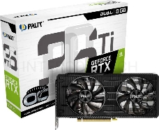 Видеокарта Palit RTX3060TI DUAL OC V1 8G LHR 256 GDDR6 1410/14000 HDMIx1 DPx3 HDCP RTL