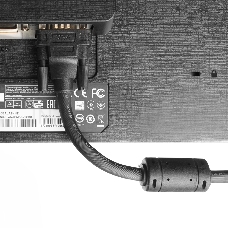 Кабель Greenconnect SVGA 7.0м чёрный, позолоченные контакты, ферритовые кольца, OD8.0mm. 15M / 15M Premium GCR-VM2VM2-7.0m, 28/28 AWG, двойной экран