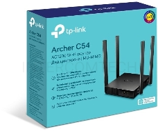 Роутер беспроводной TP-Link Archer C54 AC1200 10/100BASE-TX черный