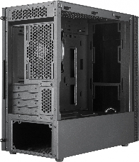 Корпус без блока питания Cooler Master MasterBox MB400L, 2xUSB3.0, 1x120 Fan, w/o PSU, Black, mATX