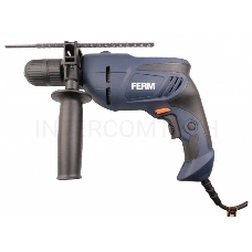 Дрель ударная FERM PDM1052 мощность-800W/скорость вр.-0-3000 об/мин/число ударов-0-48000/бетон/сталь/дерево-13/10/25