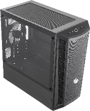 Корпус без блока питания Cooler Master MasterBox MB311L, 2xUSB3.0, 1x120 Fan, w/o PSU, Black, mATX