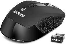 Беспроводная мышь SVEN RX-575SW чёрная (бесш. кл., Bluetooth, 2,4 GHz, 3+1кл. 800-1600DPI, блист.) Беспроводная мышь SVEN RX-575SW чёрная (бесш. кл., Bluetooth, 2,4 GHz, 3+1кл. 800-1600DPI, блист.)