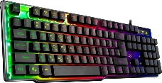 Игровая клавиатура прозрачная SVEN KB-G8500 (USB, мембранная, 104 клавиши, RGB подсветка)