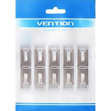 Коннектор Vention RJ45 (8p8c), FTP cat. 5e, под витую пару, экранированный (10шт.)