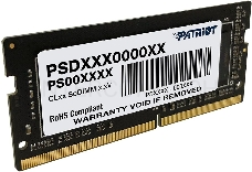 Модуль памяти SO-DIMM DDR 4 DIMM 32Gb PC25600, 3200Mhz, PATRIOT Signature (PSD432G32002S) (retail)