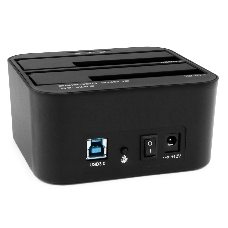 Докстанция 2x2.5/3.5 SATA HDD/SSD AgeStar 3UBT6-6G,  USB3.0, пластик, черный, UASP, Clone, USB 3.0