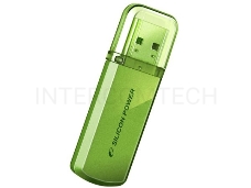 Флеш Диск Silicon Power 16Gb Helios 101 SP016GBUF2101V1N USB2.0 зеленый