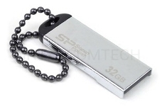 Флеш Диск Silicon Power 32Gb Touch 830 SP032GBUF2830V1S USB2.0 серебристый
