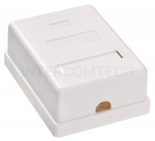 Розетка RJ45 Buro RJ-45 468-8k-1 кат.5E одинарная, TL-CAT-013