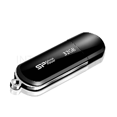 Флеш Диск Silicon Power 64Gb LuxMini 322 SP064GBUF2322V1K USB2.0 черный
