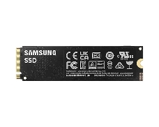 Твердотельный накопитель Samsung SSD 990 PRO, 2000GB, M.2(22x80mm), NVMe 2.0, PCIe 4.0 x4, V-NAND TLC, R/W 7450/6900MB/s, IOPs 1 400 000/1 550 000, DRAM buffer 2048MB, TBW 1200, DWPD 0.33, with Heatsink (12 мес.)