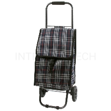 Тележка с сумкой Рыжий кот D203ECO Tartan, 30 кг